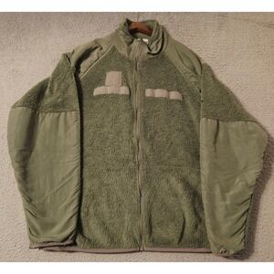 Polartec GEN III Fleece L Green Jacket NSN 8415-01-538-6747 Military Full Zip